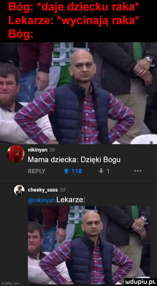 bóg daje dziecku raka lekarze wycinają raka bóg mama dziecka dzięki bogu repry m   ch kum  d w leka rze nemu cum