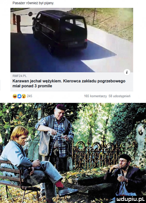 karawan jechał wężykiem. kierowca zakładu pogrobowego miał ponad   promile