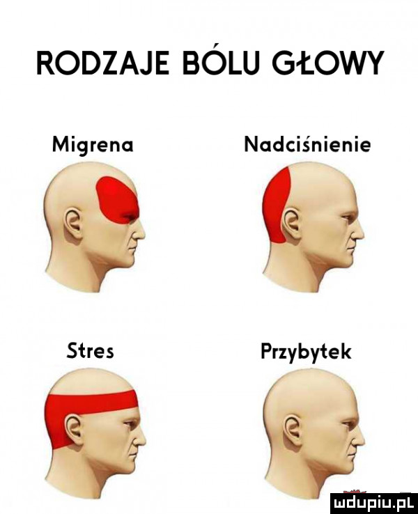 rodzaje bólu głowy migrena nadciśnienie u  stres przybytek i
