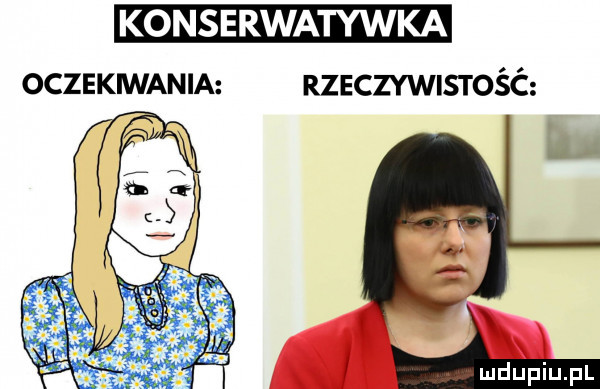 konserwatywna oczekiwania rzeczywistość