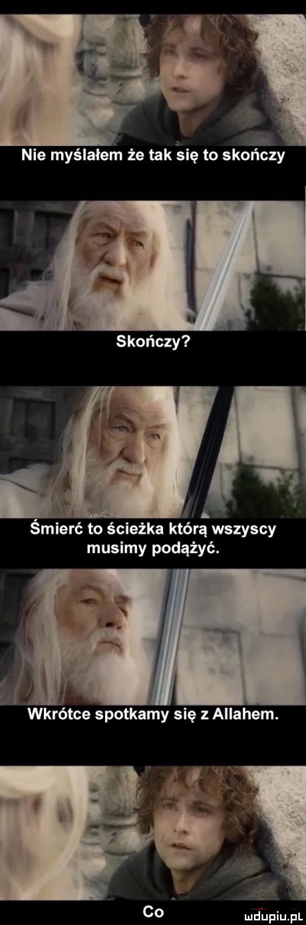 z l śmierć to ścieżka którą wszyscy musimy podążyć