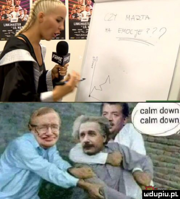 calm down x calm down a