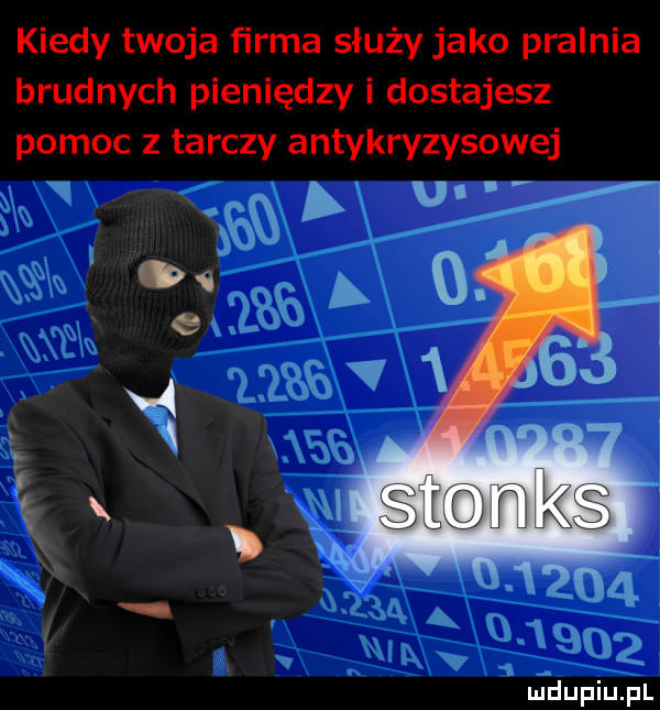kiedy twoja firma służy jako pralnia brudnych pieniędzy i dostajesz pomoc z tarczy antykryzysowej