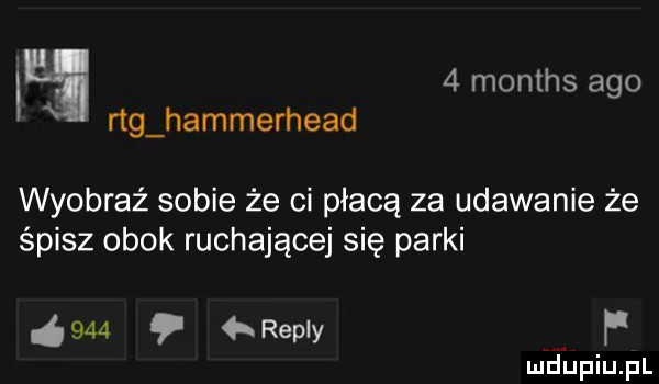 fi   months ago rtg hammerhead wyobraź sobie że ci płacą za udawanie że śpisz obok ruchającej się parki     repry f meiniupl