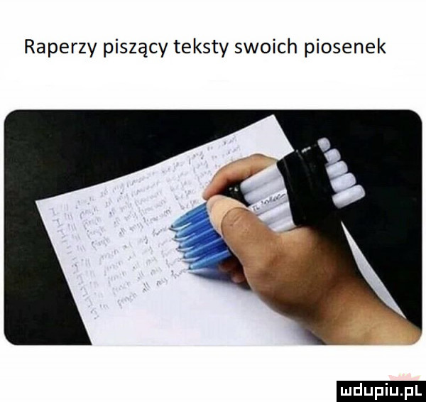 raperzy piszący teksty swoich piosenek ludu iu. l