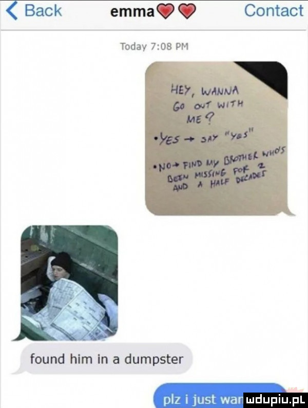 beck emmao c contact toddy      pm found ham in a dumpster ii i ma wd