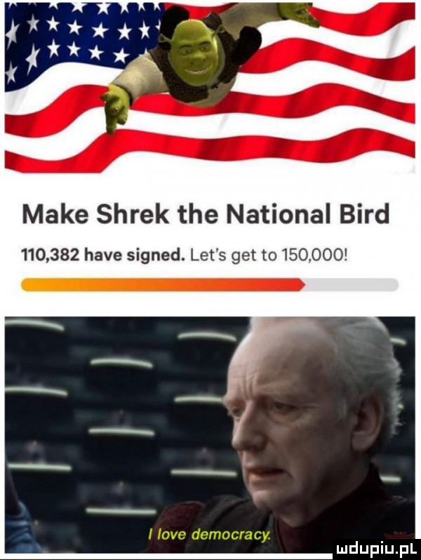make shrek tee national bird         hace signed. let s get to