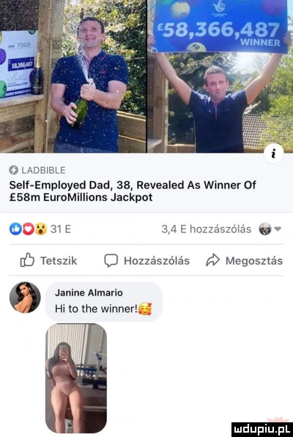 o ladbible sylf employed ddd    revealed as wiener of   m eyre millions jackpot o.    e     e hozza sio lés u ó tetszik o hozzészélés megosztśs. janine almeria hi to tee wiener