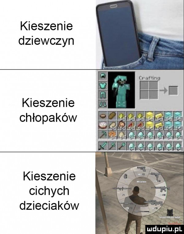 kieszenie dziewczyn kieszenie chłopaków kieszenie cichych dzieciaków