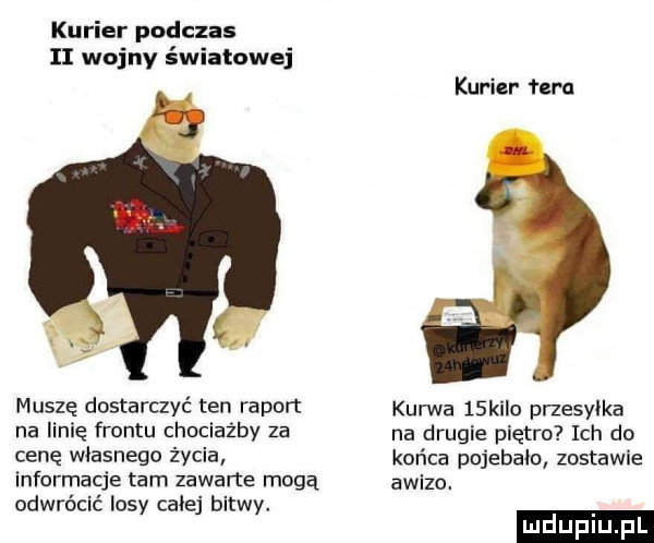 kurier podczas ii wojny światowej kur iu na muszę dostarczyć ten raport kurwa   ki o przesylka na linię frontu chociażby za na drugie piętro ich do cenę własnego życia końca pojebało zostawie informacje tam zawarte mogą awizo. odwrócić losy całej bitwy