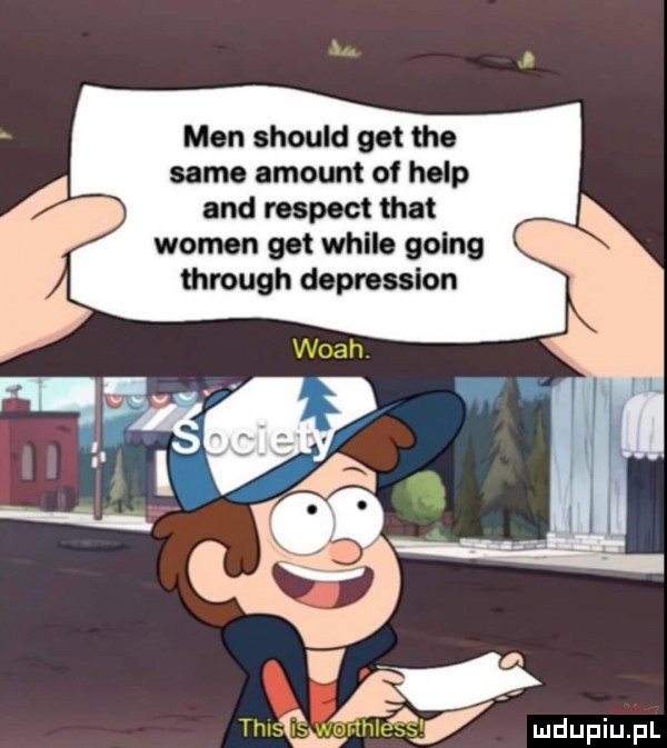 msn should get tee same amount of help and respekt trat wojen got willo going through depression mg magi