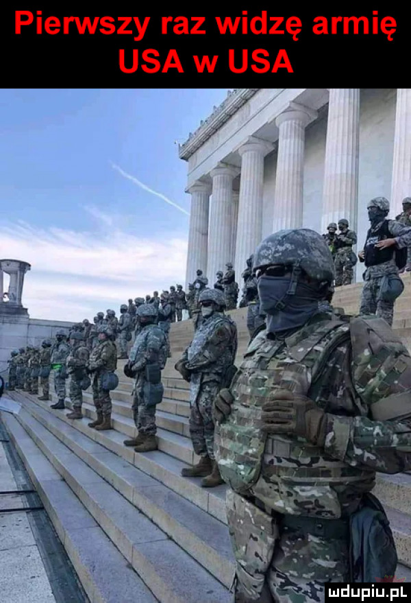 pierwszy raz widzę armię usa w usa