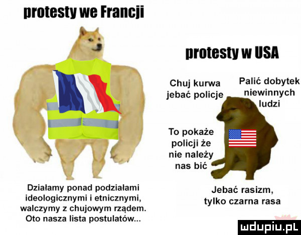 rymes we iranu i działamy ponad podziałami ideologicznymi i emicznymi. walczymy z chujowym rządem. oto nasza lista postulatów. nmeslv w usa chuj kurwa palić dobytek jebać policje niewinnych ludzi to pokaże policji że nie należy nas bić jebać rasizm tylko czarna rasa