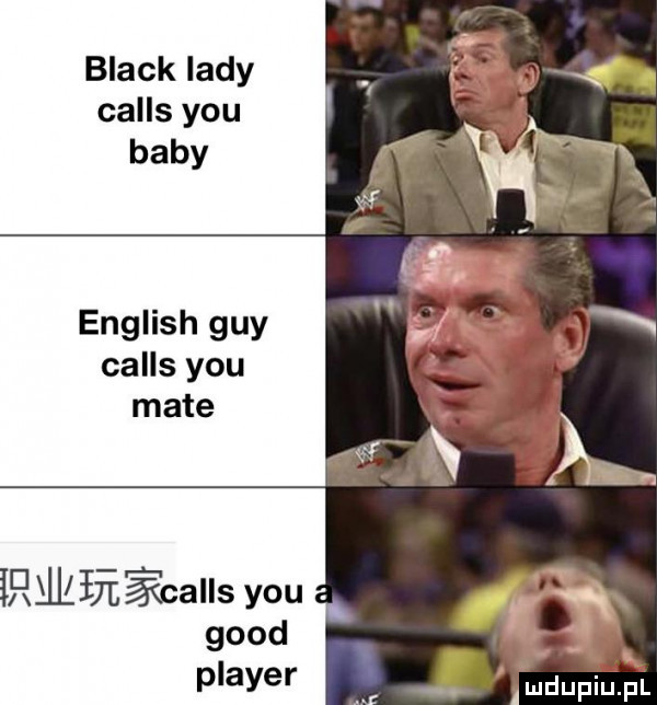 black lady calls y-u baby enghshguy caﬂsyou mate lrhjlłj e śęcalls y-u. geod plaser