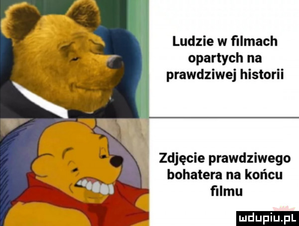 ludzie w filmach opartych na prawdziwej historii zdjęcie prawdziwego bohatera na końcu filmu ludu iu. l
