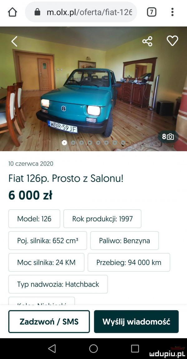 o i m olx pl oferta ﬁat     oooooooo    czerwca      fiat    p. prosto z salonu       zł mode     rok produkcji      poj. silnika     cm  paliwo benzyna moc silnika    km przebieg        km typ nadwozia hatchback