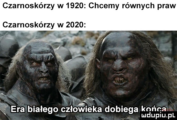 czarnoskórzy w      chcemy równych praw cba rios karzy w      cn. era bialego człowieka dobiega końca ludupiu. pl