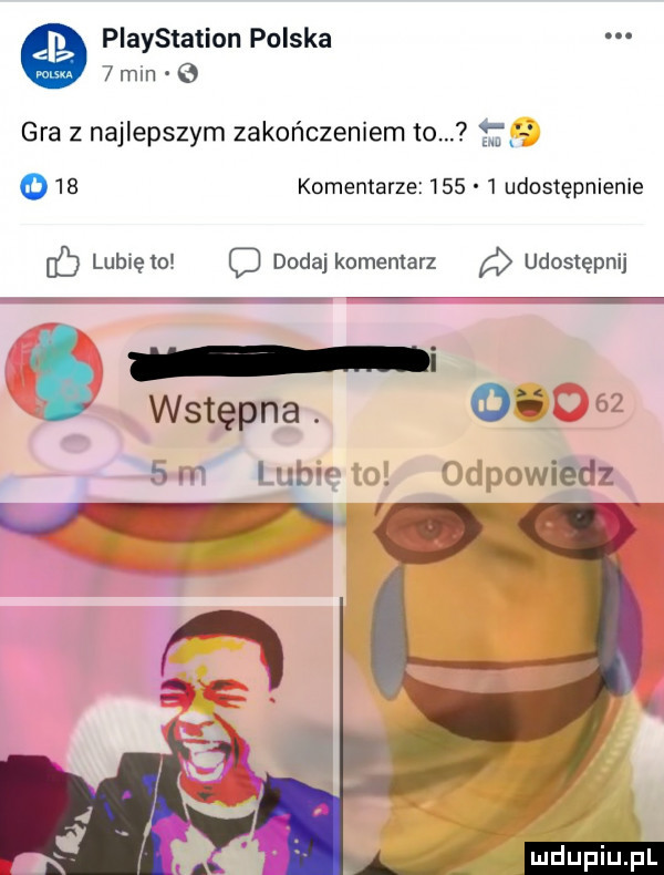 playstation polska   min   gra z najlepszym zakończeniem to. abakankami o    komentarze       udostępnienie lubięxo c dodaj komentarz p udostępnij wstępna. o w hm lub. uwiet z