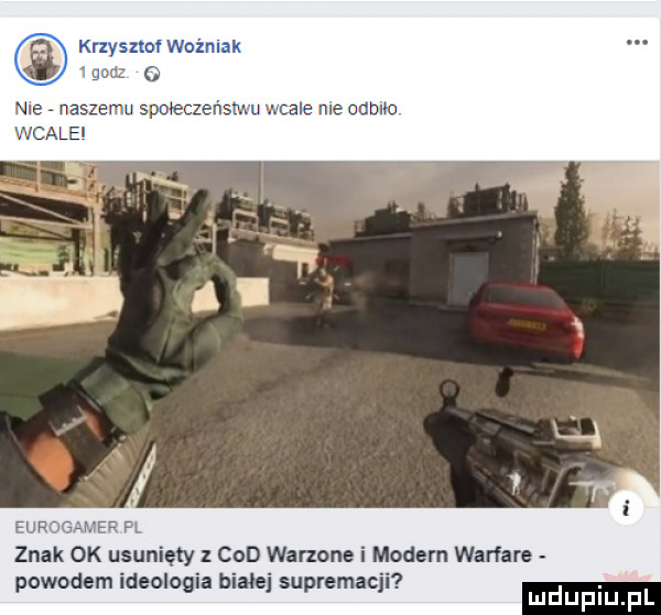 nie naszemu spode cale me odma. alei fur hf r. znak ok usunięty z cod warzone i modern warfare powodem ideologia bialej supremacji