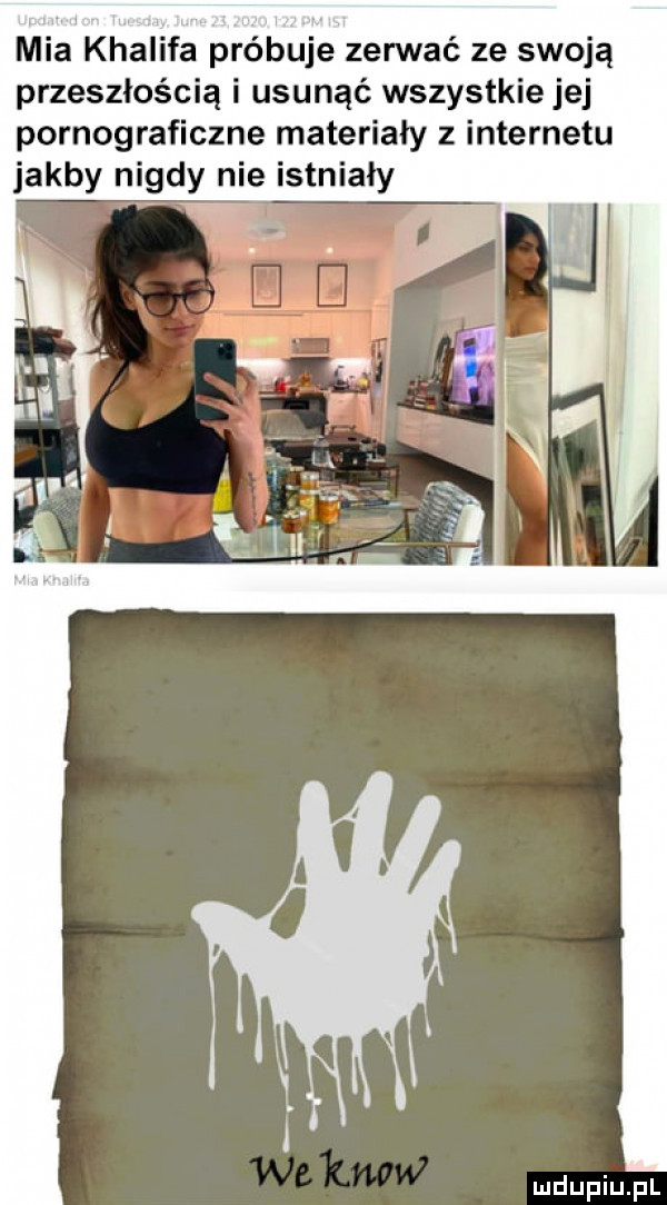 mia khalifa próbuje zerwać ze swoją przeszłością i usunąć wszystkie jej pornograficzne materiały z internetu jakby nigdy nie istniały