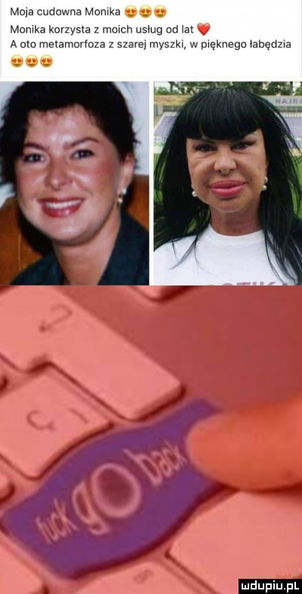 moja cudowna monika u monika korzysta z moich usług od lat a oto metamorfoza z szarej myszki w pięknego łabędzia uuu