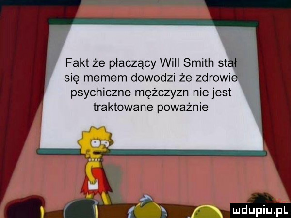 fakt że płaczący will smith st się memem dowodzi że zdrowi psychiczne mężczyzn nie jest traktowane poważnie i f f xy