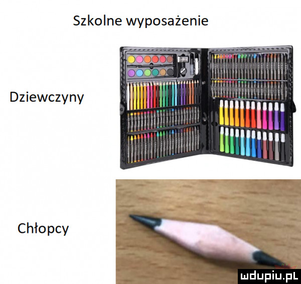 szkolne wyposażenie a m i i. i llllli dziewczyny chłopcy mdupiupi