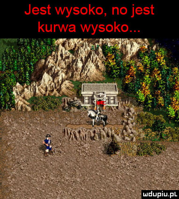 jest wysoko no jest kurwa wysoko