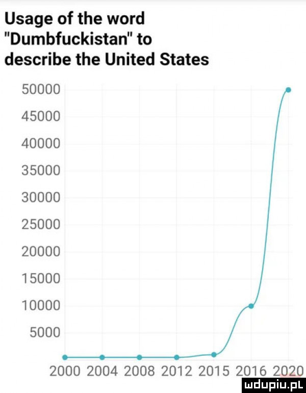 usage of tee word dumbfuckistan to describe tee united status