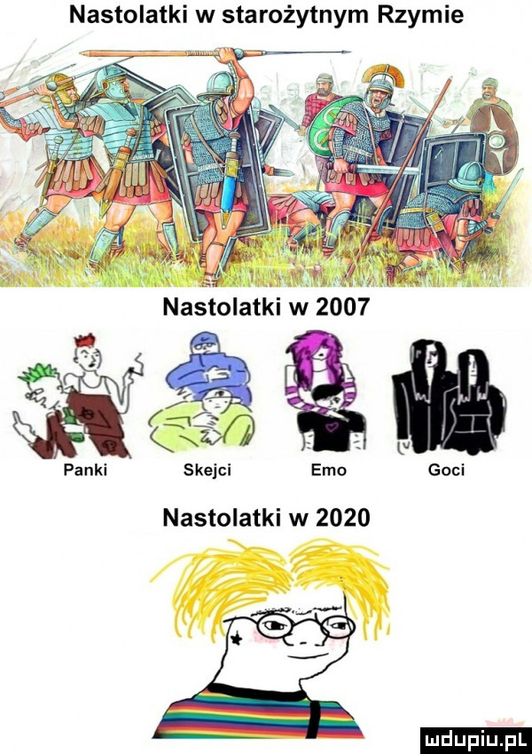 nastolatki w starożytnym rzymie ń wt nastolatki w      panki skejci emo goci nastolatki w      ludu iu. l