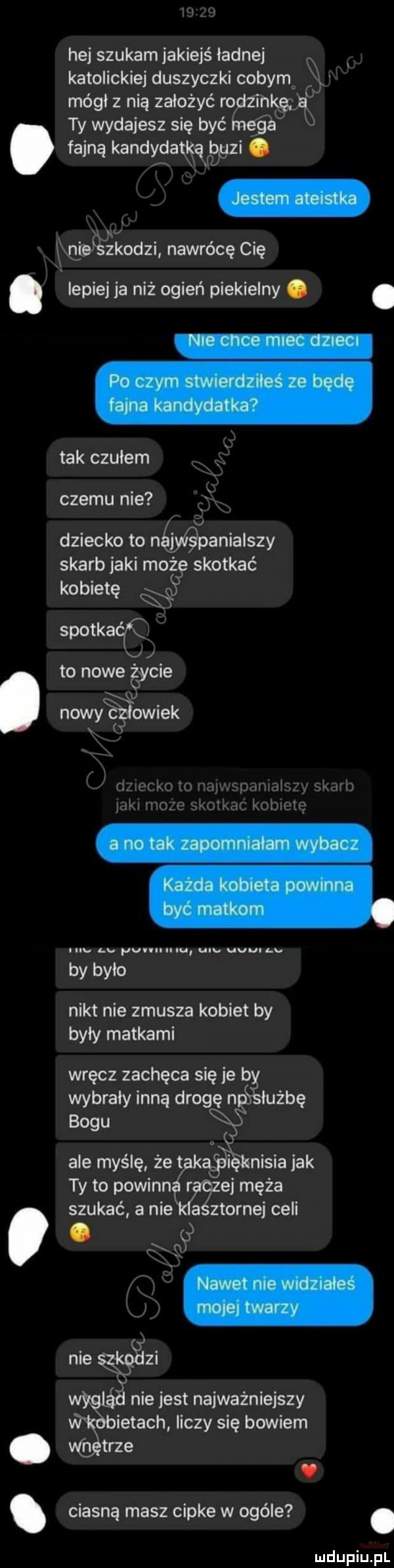 hej szukam jakiejś ładnej katolickiej duszyczki cobym módl z nią założyć ro ty wydajesz się być fajną kandyclanzl. n ęzkodzi nawrócę cię lepiej ja niż ogień piekielny. abakankami tak czułem czemu nie dziecko to nśjy śpanialszy skarb jaki spotkać k b t o idę spotkaćfxx j j to nowe cie nowy opiek x un. m. yvvnlulu un. uuu au by było nikt nie zmusza kobiet by były matkami wręcz zachęca się je b wybrały inną drogąśłlużbę bogu ty to powinn r ej męża szukać a nie a zbornej celi. b nie zi nie jest najważniejszy iktach liczy się bowiem n trze ale myślę że t agigęknisia jak ciasną masz cipke w ogóle