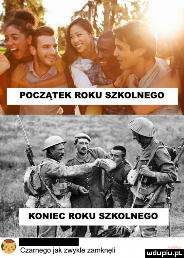 ś i. abakankami ęoczątek roku szkolnego it i czarnego jak zwykle zamknęli