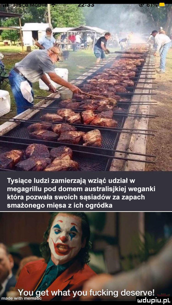 tysiące ludzi zamierzają wziąć udział w megagrillu pod domem australisjkiej weganki która pozwala swoich sąsiadów za zapach smażonego mięsa z ich ogródka i y-u get wiat y-u fucking deserze madewith mime mdupiu pl