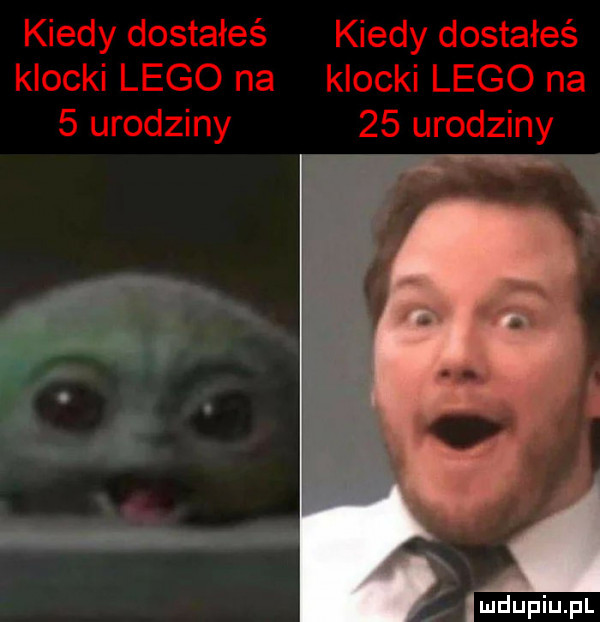 kiedy dostałeś kiedy dostałeś klocki lego na klocki lego na   urodziny    urodziny ąr