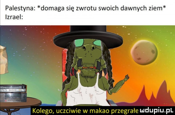 palestyna domaga się zwrotu swoich dawnych ziem izrael