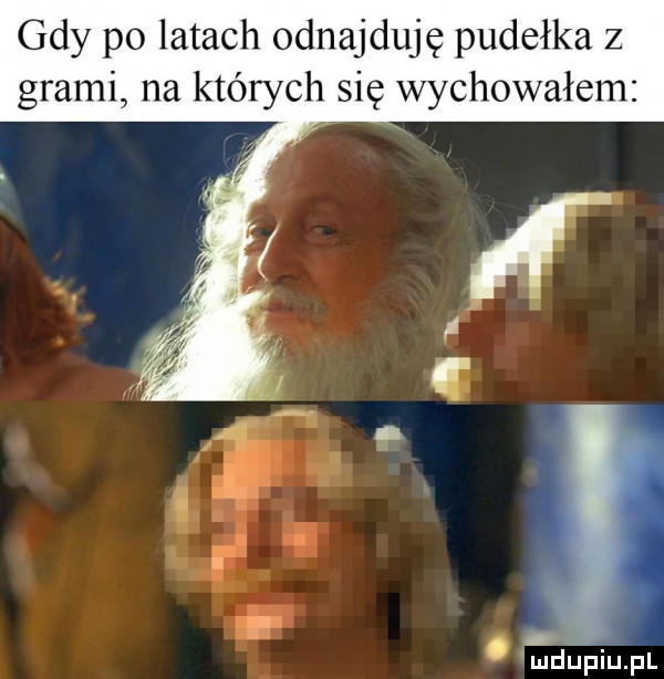 gdy po latach odnajduję pudełka z grami na których się wychowałem. f i i r