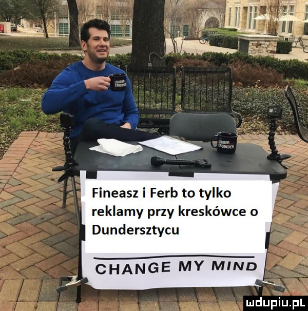 fineasz i farb to tylko reklamy przy kreskówce o dundersztycu i chanie my mend