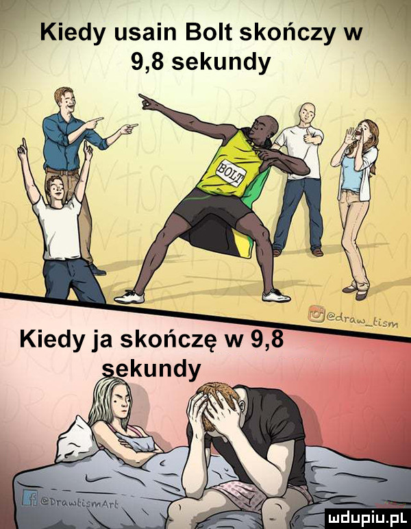 p kiedy usain bont skończy w w     sekundy