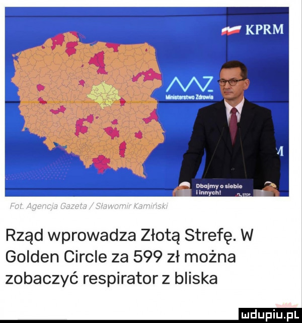 rząd wprowadza złotą strefę. w golden cercle za     zł można zobaczyć respirator z bliska mm