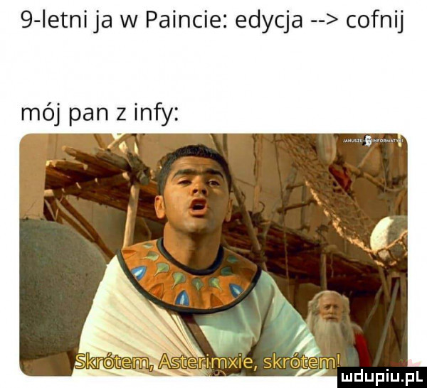 istni ja w plincie edycja cofnij mój pan z infy