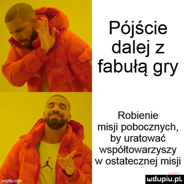 my pójście dalej z fabułą gry robienie misji pobocznych by uratować wspéltowarzyszy. kita ią w ostatecznej misji m j