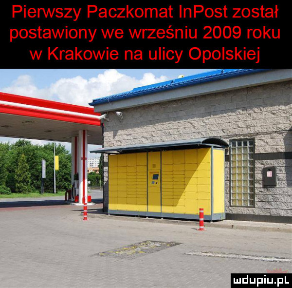 pierwszy paczkomat impost został postawiony we wrześniu      roku w krakowie na ulicy opolskiej ludu iu. l
