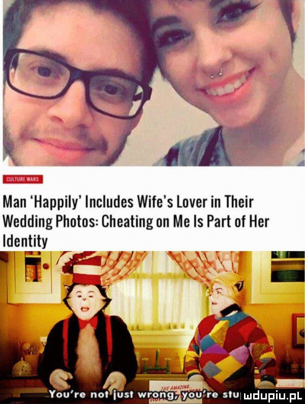 man happily includes wice s lover in their wedding phobos cheating on me is part of her identity h f vl j. abakankami. abakankami g p y-u re no ihs w rang. yóufre s wmdhpifipl