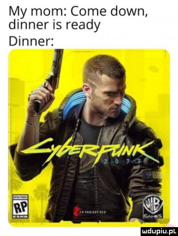 my mam cole down dinner is ruady mdupfupl