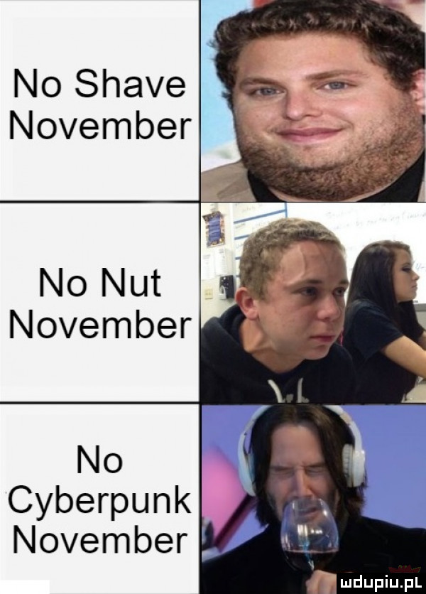 no soave nowember no nut nowember cyberpunk nowember