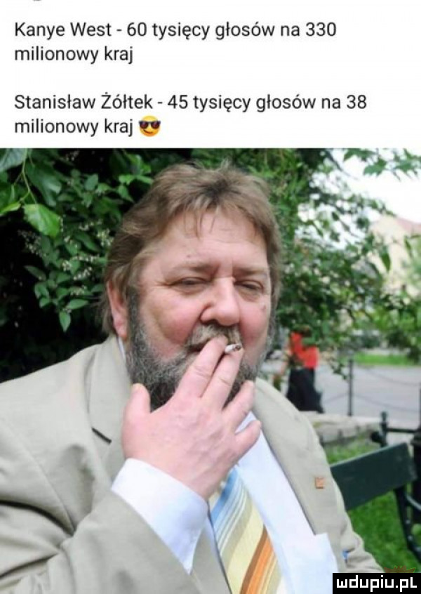 kance west    tysięcy głosów na     milionowy kraj stanisław żółtek    tysięcy głosów na    milionowy kraj