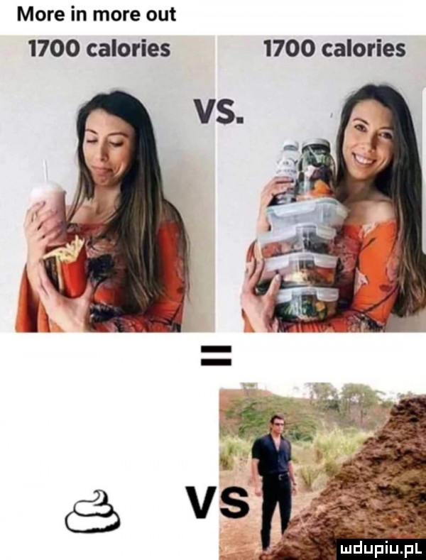 more in more out      calories      calories