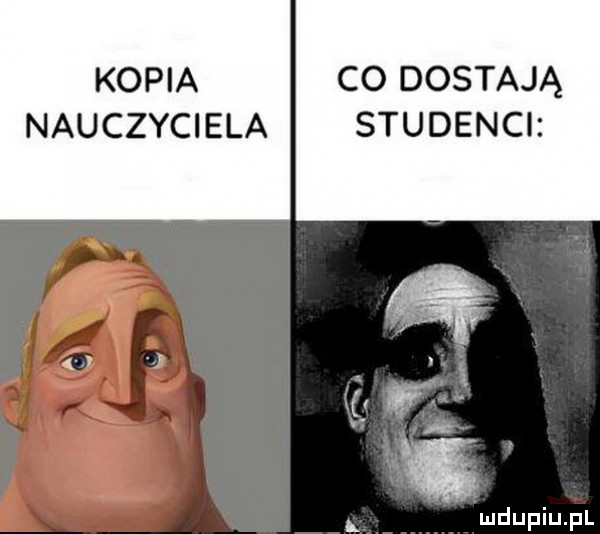 kopia co dostają nauczyciela studenci l