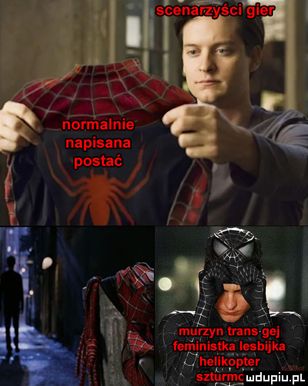 normalnie napisana postać murzyn trans gej feministka lesbijka ghelikopter szturmc wmdupiu. pl
