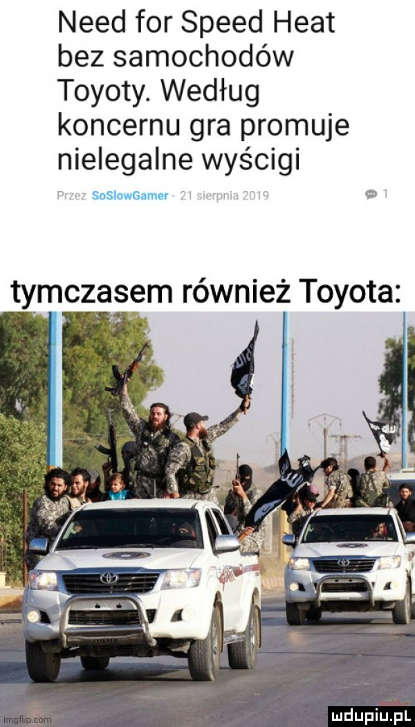 nerd for speed heat bez samochodów toyoty. według koncernu gra promuje nielegalne wyścigi sosiuwga mer tymczasem również toyota